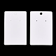 Rectangle Paper One Pair Earring Display Cards with Hanging Hole(CDIS-YWC0001-01)-2