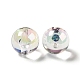 UV Plating Rainbow Iridescent Acrylic Beads(X-TACR-D010-01G)-3
