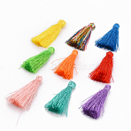 Polyester Tassel Pendant Decorations, Mixed Color, 30~35mm(FIND-S260-D-M)