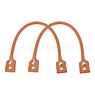 PU Leather Bag Handles, Bag Straps Replacement Accessories, Sienna, 47x1.33cm(FIND-WH0064-15C)