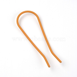 Zinc Alloy Hair Fork, Orange, 110x38x3mm(BY-TAC0003-01E)
