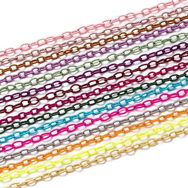 Mixed Color Nylon Cross Chains Chain