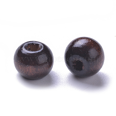 Dyed Natural Wood Beads(WOOD-Q006-8mm-06-LF)-2