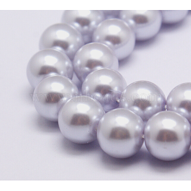 Eco-Friendly  Dyed Glass Pearl Round Bead Strands(X-HY-A002-8mm-RB004)-2