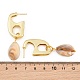Brass Stud Dangle Earrings(KK-CBA8324-17G)-5