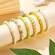 Handmade Polymer Clay Heishi Beads Stretch Bracelets Sets(BJEW-JB05902-07)-5