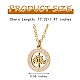 Clear Cubic Zirconia Tree of Life Pendant Necklace(JN1048A)-3