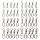 40Pcs 8 Styles Brass & 304 Stainless Steel Fishing Fast Snap Clips(FIND-GO0001-20)-1