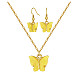 Alloy Acrylic Earrings & Necklaces Jewelry Sets(SJEW-PH01380-06)-1