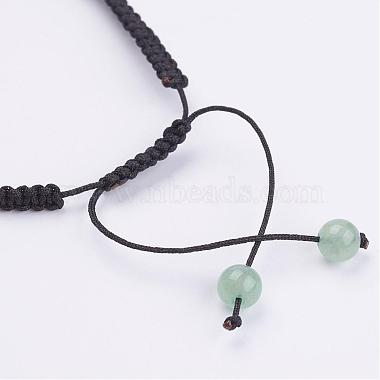 Natural Gemstone Beads Braided Bracelets(BJEW-JB02949)-3