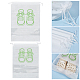 WADORN 10Pcs 2 Sizes Non-Woven Fabric Shoes Storage Drawstring  Bags(ABAG-WR0001-01A)-3