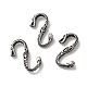 Tibetan Style 304 Stainless Steel S Shaped Snake Clasps(STAS-K250-06)-1