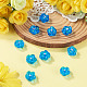 10Pcs Handmade Lampwork Beads(LAMP-TADJ0001-01G)-5