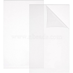 Transparent Acrylic Plates, Rectangle, Clear, 380~381x222~222.3x3mm(DIY-WH0016-54A)