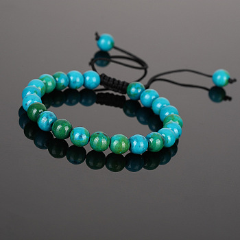 New Colorful Bracelet Black Gallstone Crafts Handmade Handmade Bracelet Colorful Peacock Stone Bracelet Ball Jewelry