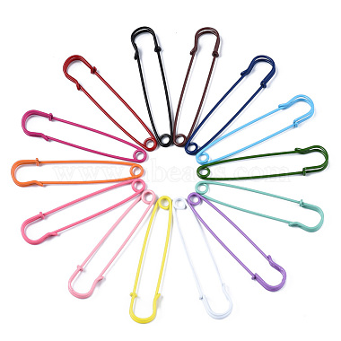 Mixed Size Mixed Color Iron Safety Pins