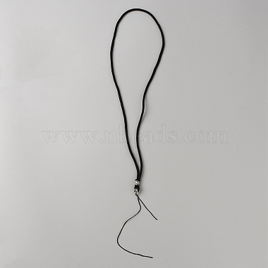 1mm Black Alloy Necklaces