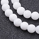 Natural White Jade Beads Strands(GSR10mmC067)-2