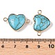 Synthetic Turquoise Love Heart Pendants(G-T138-205E-G)-3