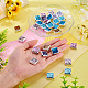 30Pcs UV Plating Printed Opaque Acrylic Beads(OACR-TA0001-73C)-6