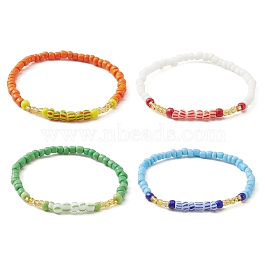 Mixed Color Seed Beads Bracelets