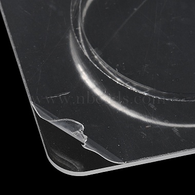 Clear Acrylic Slant Back Single Bracelet Bangle Display Stands(BDIS-C003-01E)-2