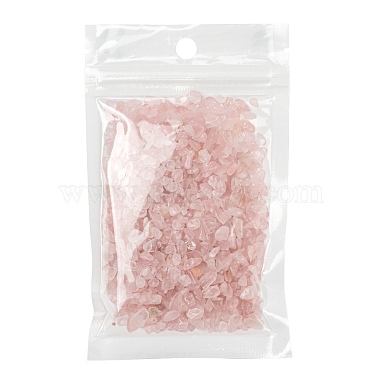 Chip perles en quartz rose naturel(G-FS0001-18)-7