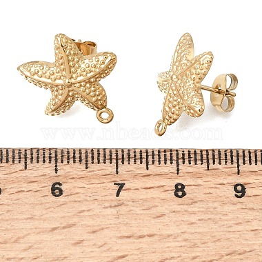 304 Stainless Steel Stud Earring Findings(X-STAS-D391-03C-G)-3