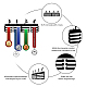 Fashion Iron Medal Hanger Holder Display Wall Rack(ODIS-WH0021-004)-4