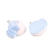 Flocking Opaque Resin Pendants(RESI-P053-03A-P)-2