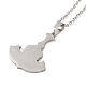 201 Stainless Steel Pendant Necklaces(NJEW-G118-04P)-2