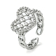 Bass Micro Pave Cubic Zirconia Ring(RJEW-Z033-14P)-1