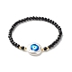 Evil Eye Stretch Bracelet for Girl Women(BJEW-JB06959-01)-1