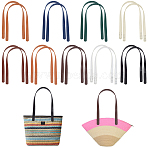 18Pcs 9 Colors PU Leather Bag Handles, Mixed Color, 596x18.5x3.5mm, 2pcs/color(DIY-CL0001-77)