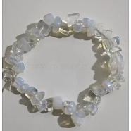 Opalite Chips Beaded Stretch Bracelet for Women, 6-3/4~8-5/8 inch(17~22cm)(PW-WG72437-15)