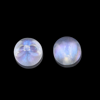Transparent Acrylic Beads, with Glitter Powder, Round, Clear, 16mm, Hole: 2mm