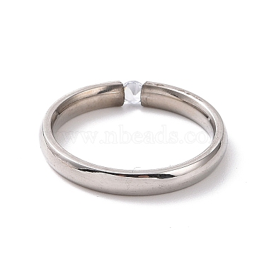 Crystal Rhinestone Simple Thin Finger Ring(RJEW-I089-49P)-3