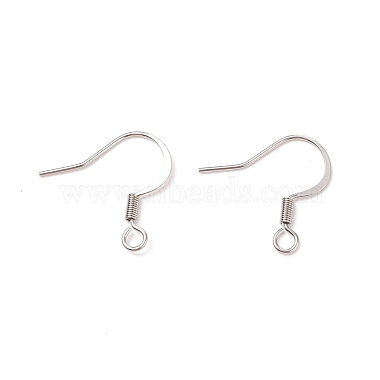 crochets de boucle d'oreille français en acier inoxydable(STAS-Q041-1)-2