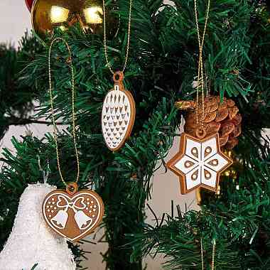 クリスマスのテーマのプラスチック製のペンダントの装飾(HJEW-SZ0001-05)-5