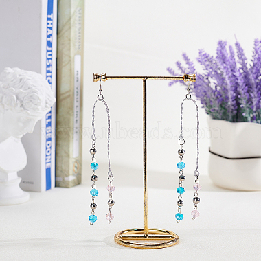 Chaînes de perles rondelles en verre olycraft pour la fabrication de colliers et de bracelets(AJEW-OC0001-80)-6