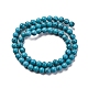 perles synthétiques turquoise brins(G-L605-G01-01A)-3