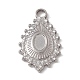 304 Stainless Steel Pendant Cabochon Settings(STAS-P316-04P)-1
