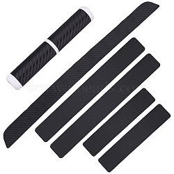 AHADEMAKER Car Door Edge Sill Guard, Anti-Scratch Car Bumper Guard Protector Strip, Self-Adhesive Collision-Resistant DIY Trim Cover, Black, Strip: 69~70x400~900mm, 5pcs/bag(AJEW-GA0005-11)