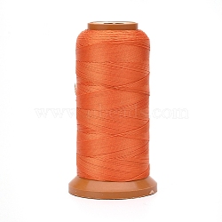 Polyester Threads, for Jewelry Making, Orange, 0.7mm, about 437.44 yards(400m)/roll(X-NWIR-G018-E-11)