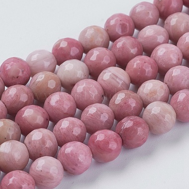 6mm Pink Round Rhodochrosite Beads