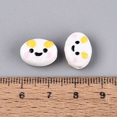 Handmade Porcelain Ceramic Beads(PORC-Q005-07G)-3