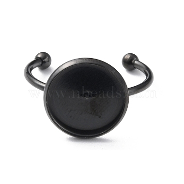 304 ステンレススチール製オープンカフリングコンポーネント(RJEW-WH0011-07D-EB)-1
