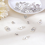 30Pcs 3 Styles Tibetan Style Alloy Charms, Lock, Antique Silver, 9~18.5x5~11.5x2~4mm, Hole: 1.6~5x1.6~5mm, 10pcs/style(TIBEP-LP0001-22)