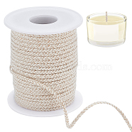 Replacement Cotton Torch Wicks, for Oil Lamp Alcohol Burner, Bisque, 0.2x0.05cm, about 54.68 Yards(50m)/Roll(DIY-WH0578-88A)