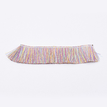 Nylon Tassel Pendants Decoration, Colorful, 26x1mm